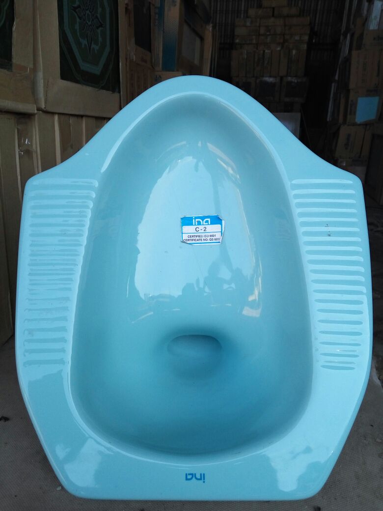 INA Closet Jongkok C-2 Sky Blue